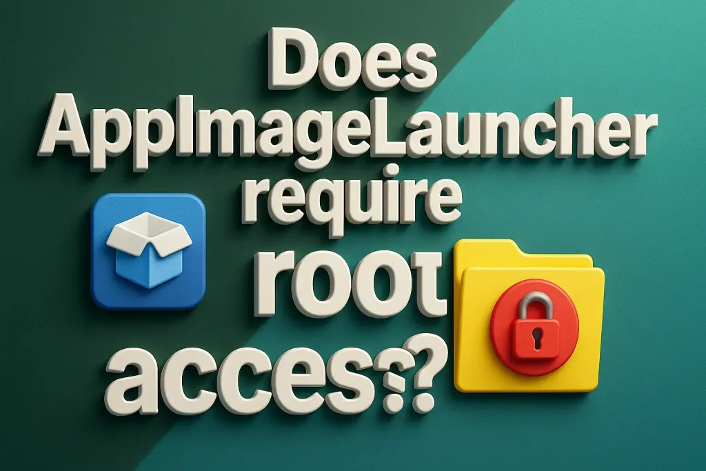 Does AppImageLauncher require root access?